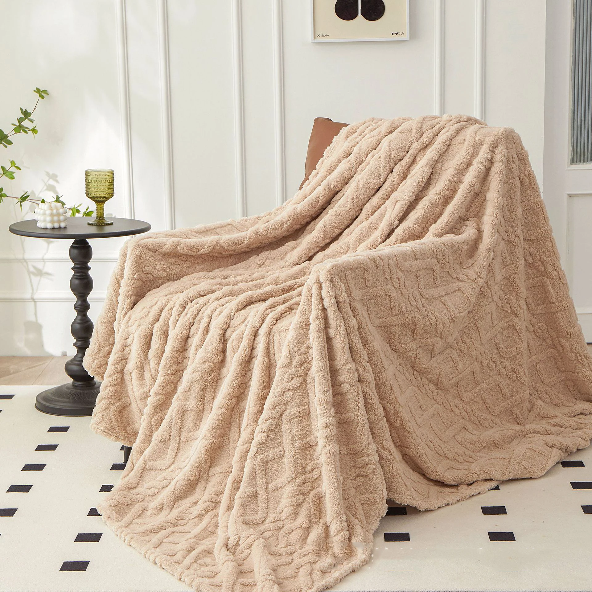 New Winter Blanket Home Warm Sherpa Soft Sofa Cover Throw Newborn Wrap Kids Bedspread Travel Textile Fleece Thick Warm Blanket