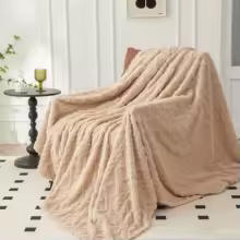 Textile Fleece Thick Warm Blanket