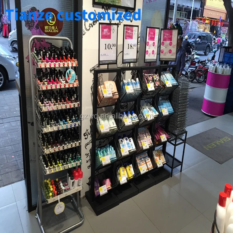 [Customized]Supermarket retail store display showcase glass counter showcase frameless glass showcase