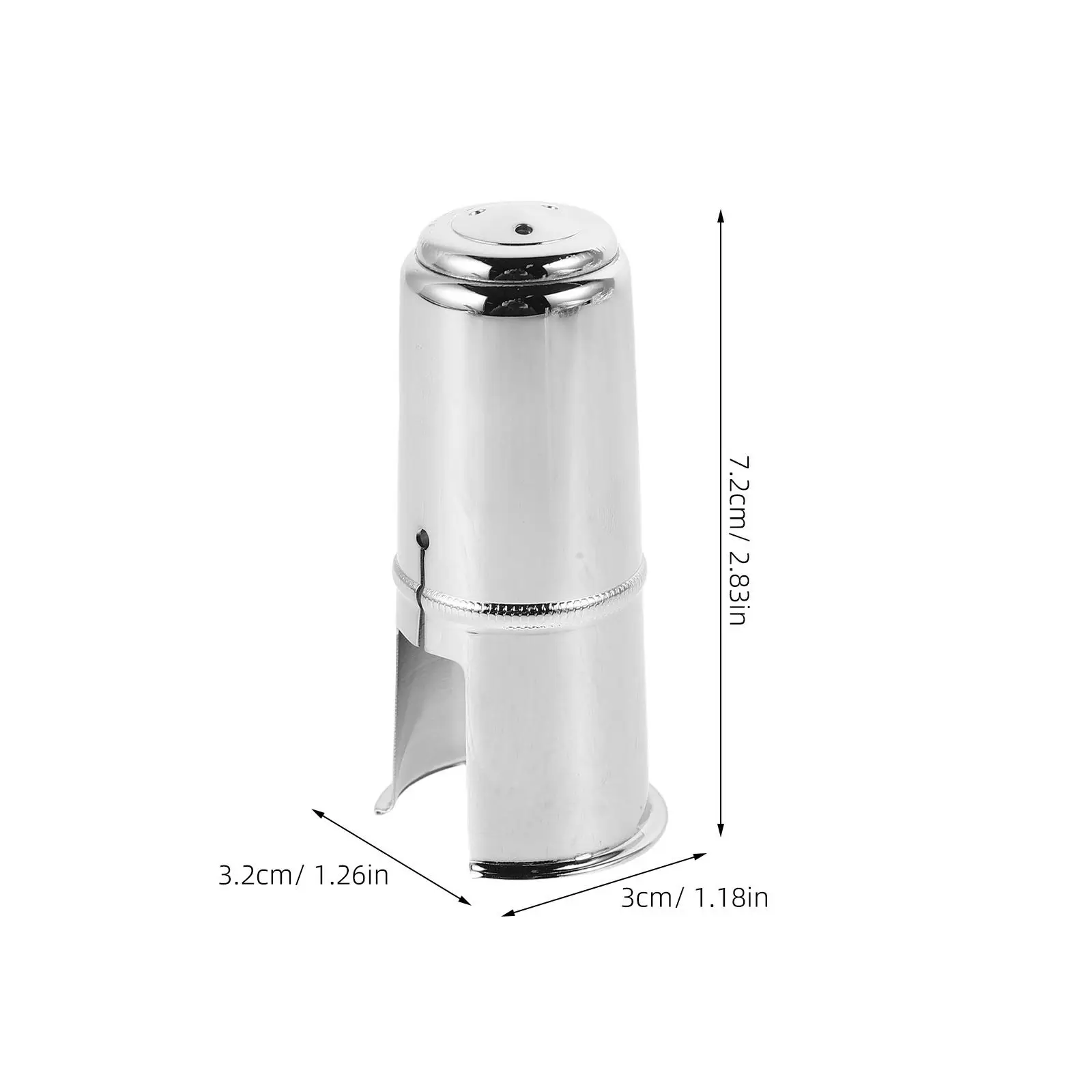 2Pcs Clarinet Mouthpiece Cap Protective Cover Shock Absorption Mouthpiece Protector for Clarinet Alto Saxophone Musical
