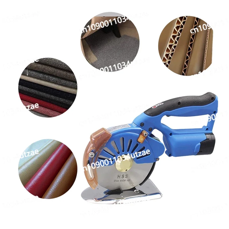 Handheld Round Blade Industrial Electric Scissors 110V/220V Cutting Cloth Machine Electric Round Knife Hand Push Scissors