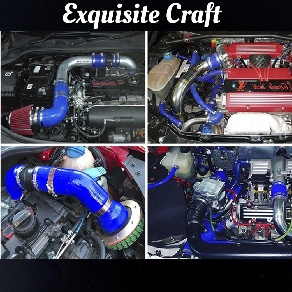 لتويوتا ريز ارتفاع درجة الحرارة سيليكون المبرد المبرد 3-رقائق خرطوم جديد (3 رقائق خرطوم)