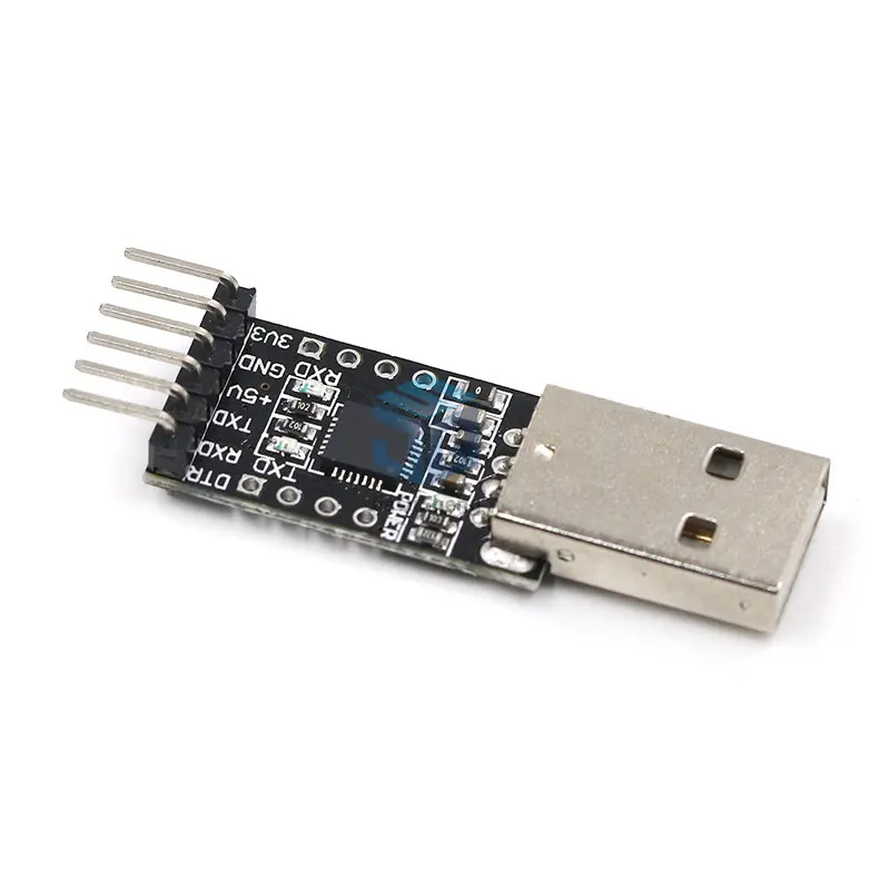 CP2102 usb 2.0にttl uartモジュール6Pinシリアルコンバータstc FT232交換アダプタモジュール3.3v/5v電源