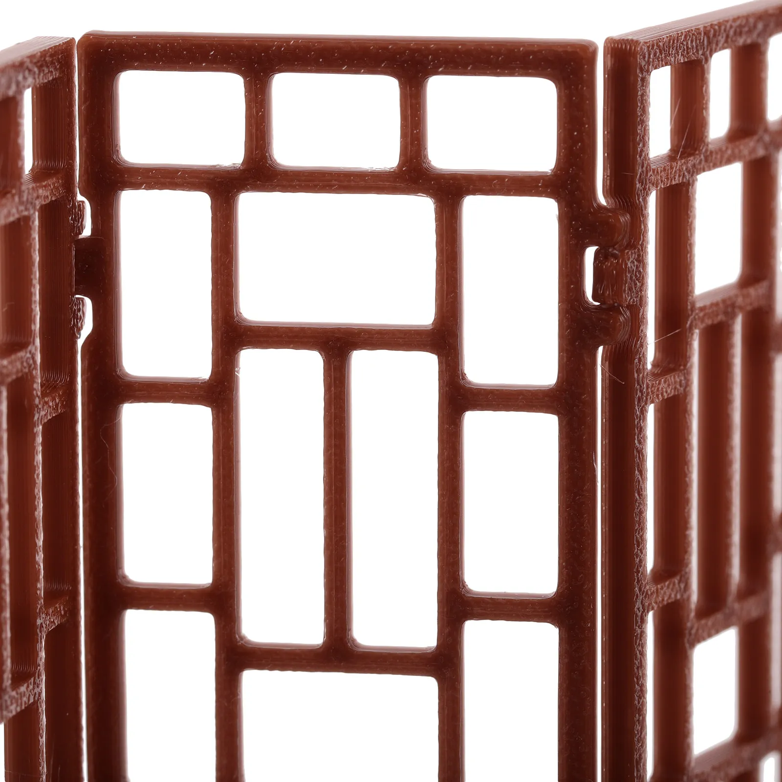 Mini Folding Screen Divider 1:20 Scale Chinese Style Miniature Room Divider Vintage Oriental Folding Screen for DIY Scene