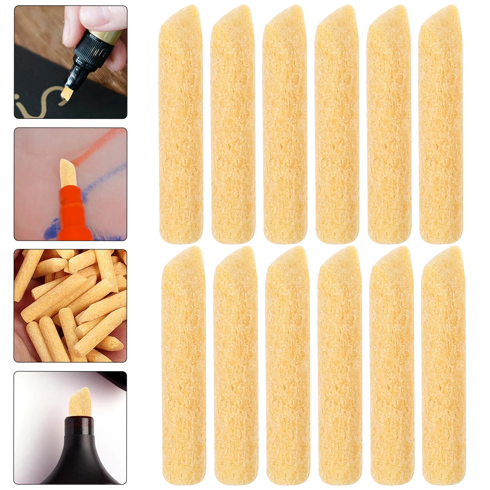 

30 Pcs Replacement Refill Paint Pen Glass for Touch Ups Fiber Markers Student Pens