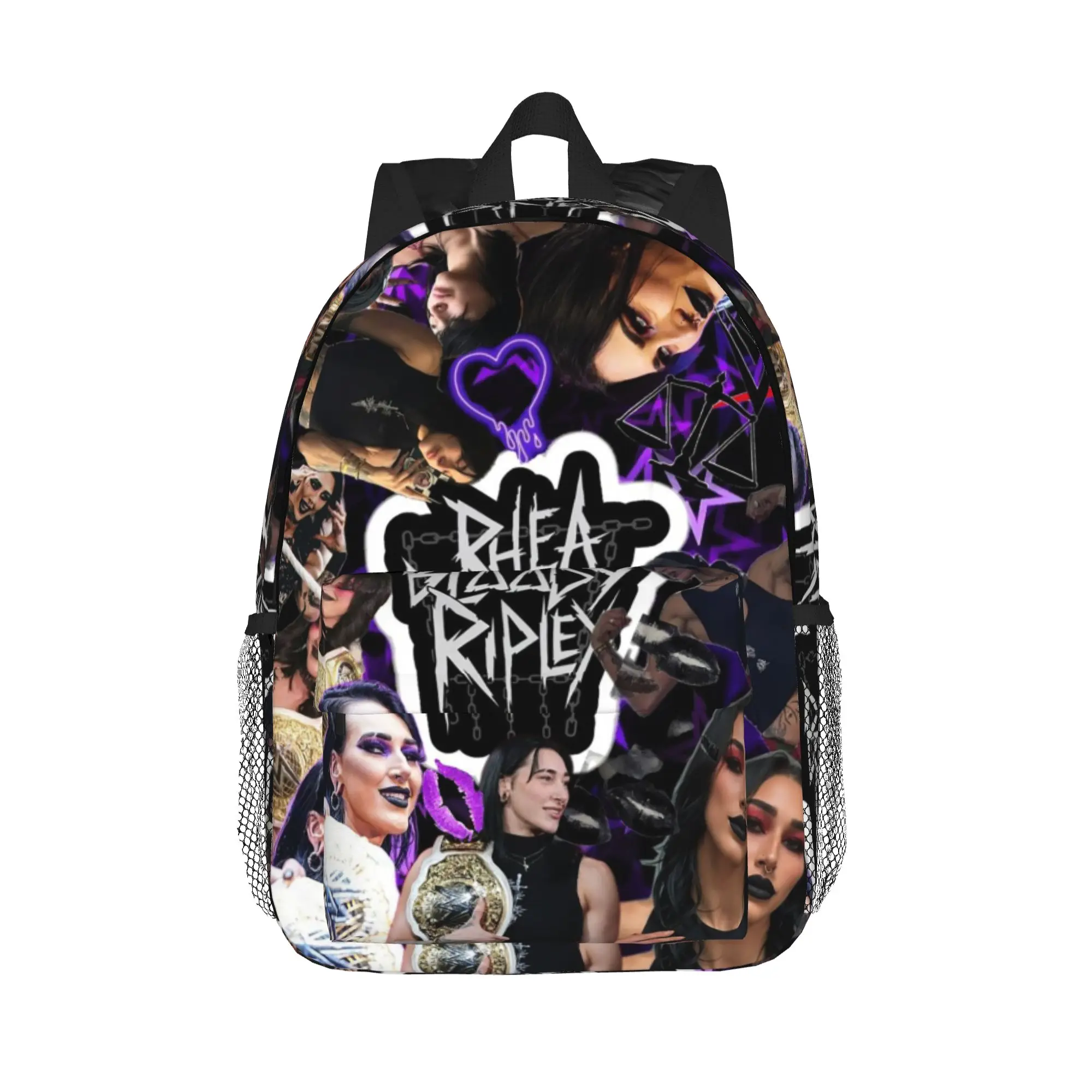Rhea Ripley  Backpack Hot Sale Daypack Large Capacity Boys Girls BookBag Shoulder Bags for Men Women School Bag