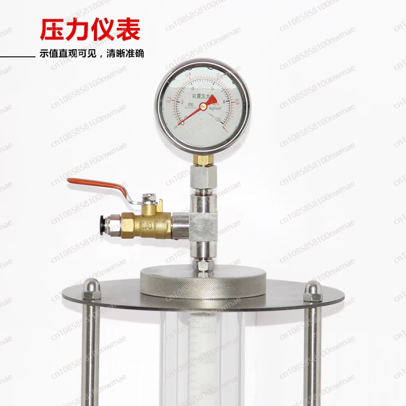 New standard Pore grouting Pressure drainage tester Prestressed mortar Cement grouting container Highway engineering