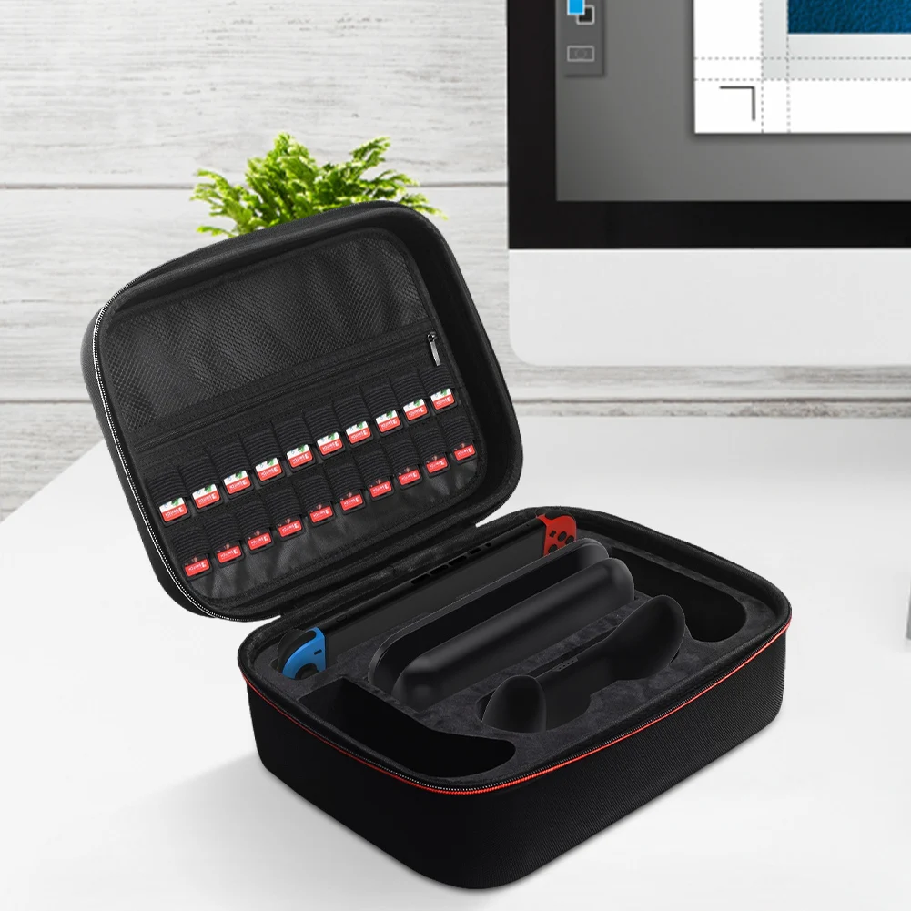 

Чехол-органайзер для игровой консоли Nintendo Switch 2: противоударный, с защитой от царапин, для консоли и контроллеров Switch 2