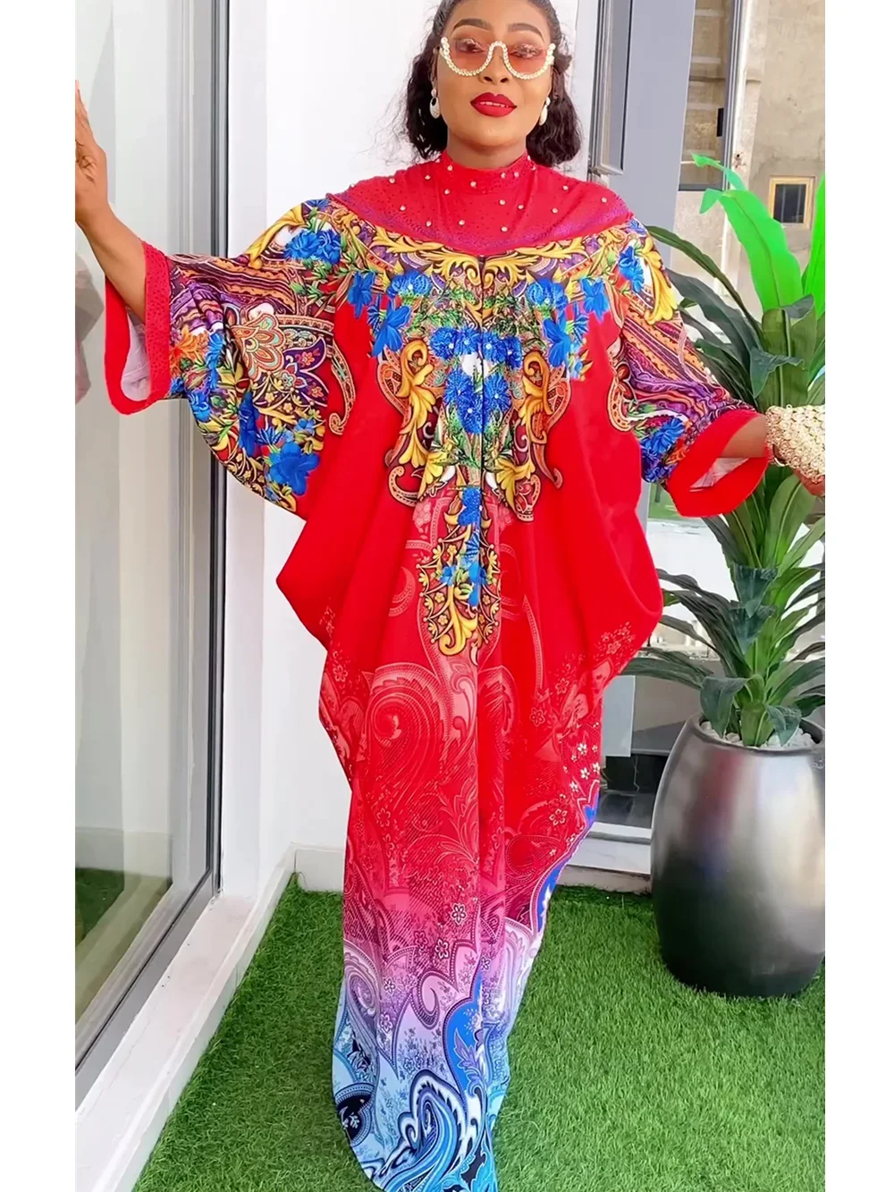 

African Dresses for Women Traditional Africa Clothing Dashiki Ankara Outfits Gown Abayas Robe Muslim Kaftan Maxi Long Dress 2024