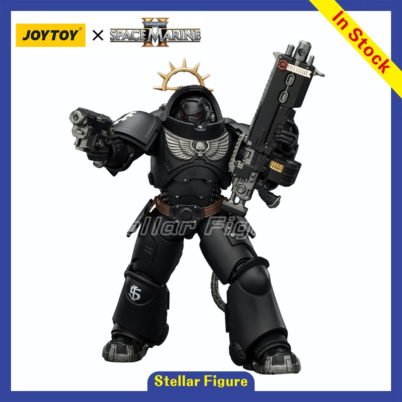 

【SF】JOYTOY Warhammer 40K 1/18 Фигурка для игр Iron Hands Heavy Intercessor с тяжелой винтовкой и болтовкой