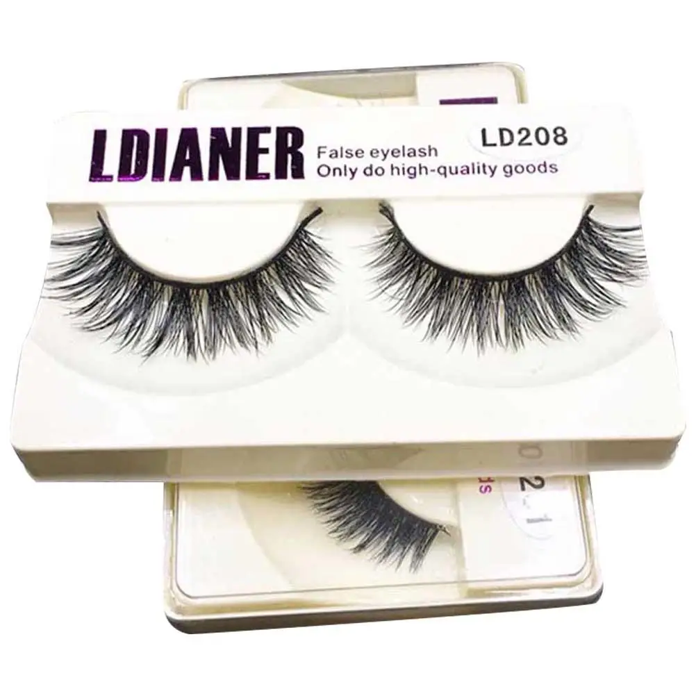 

Eyelashes False Lashes Long Thick Natural Multi layer iginal Korean Makeup Daily Use Easy Remove Odorless Premium