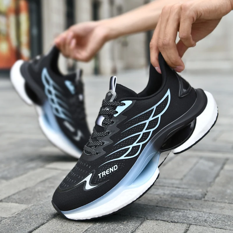 

Fashion Running Shoes Men Sneakers Tenis Luxury Shoes Couple's Super Light Breathable Shoes Sports Blade Cushioning Jogging