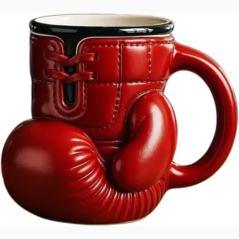 1-2 pièces gant de boxe tasse pour les amateurs de boxe nouveauté tasse à café boxe thème tasse à thé 12oz tasses pour la cuisine à la maison