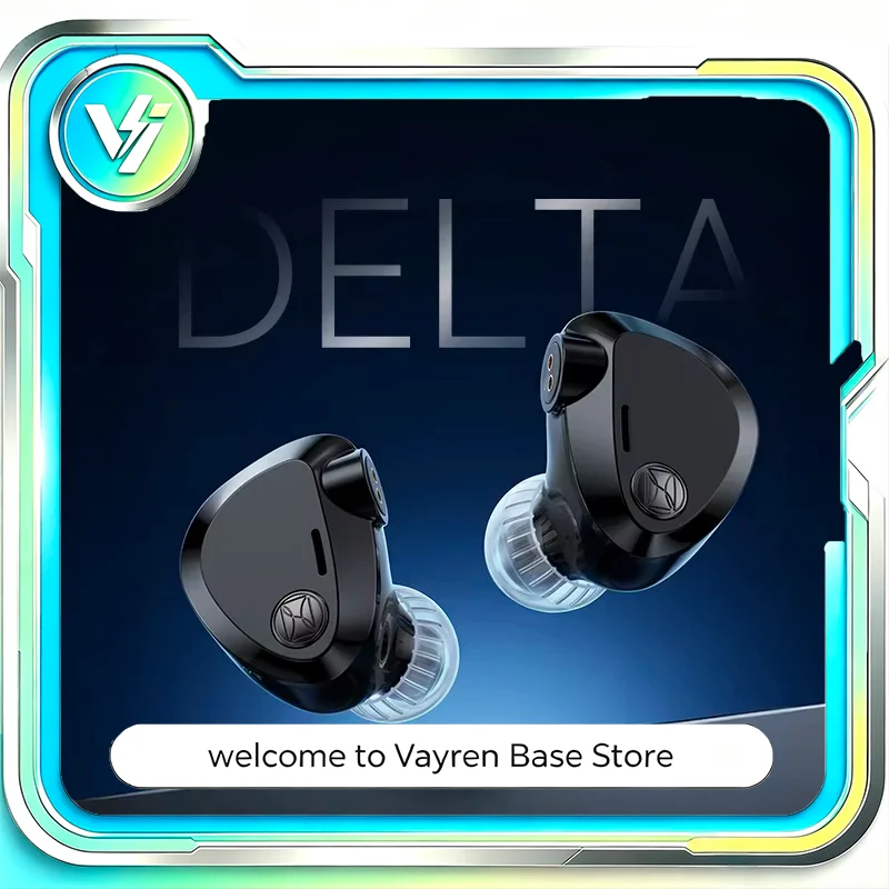 TWISTURA for Delta Single Dynamic Driver HiFi IEM Detachable Cable High Resolution Audio for Audiophile Music Listening