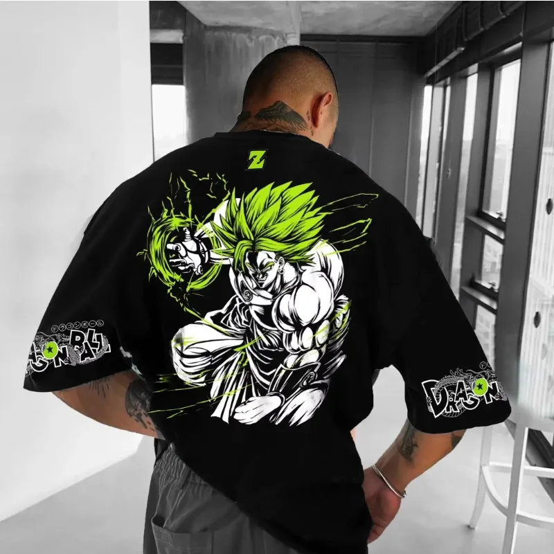 

Dragon Ball The Latest Dragon Ball Peripheral Short-sleeved T-shirt Animation Men's and Women's Summer Fashion Cotton T-shirt