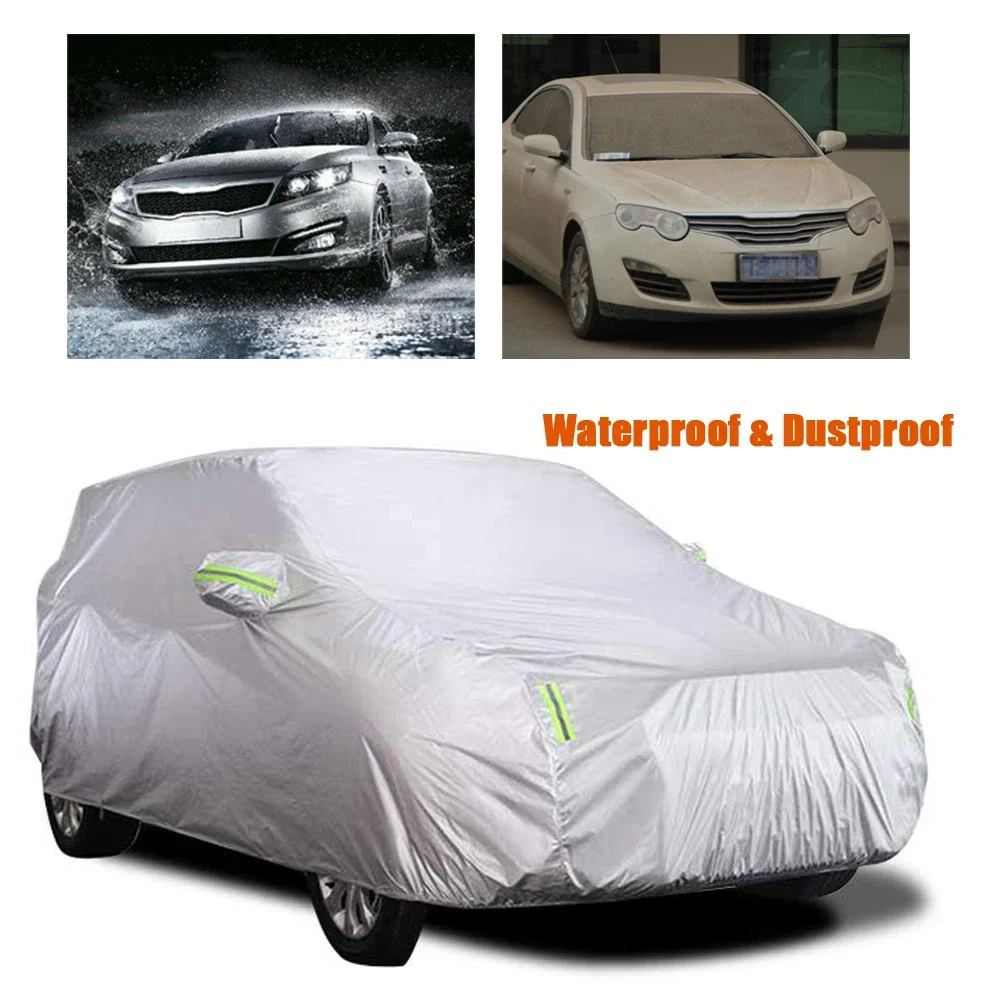 

Car Covers Full Outdoor Snow Resistant Sun Full Exterior Protection Cover Dustproof UV Scratch-Resistant Universal S/M/L/XL/XXL