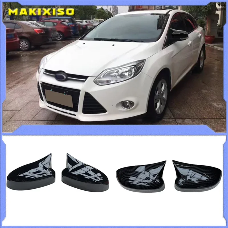

Rearview Mirror Cap Wing Side Mirror Cover Fit for FORD FOCUS 2011,2012,2013,2014, Car Accessories Replacement