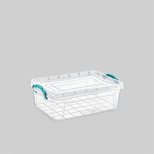 Erkoç 4個ポリ時間浅い収納容器multibox 10 lt。E494