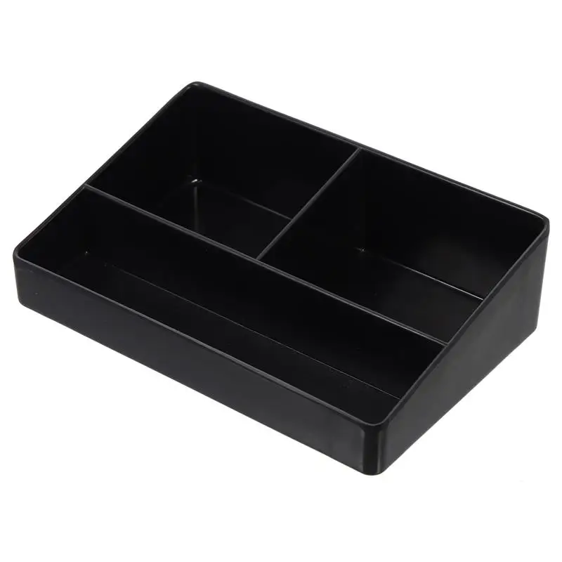 

Tea Bag Storage Box ganizer PVC Coffee Condiment Holder Countertop White A018 Seasoning Packet Compartment Tea Box Office