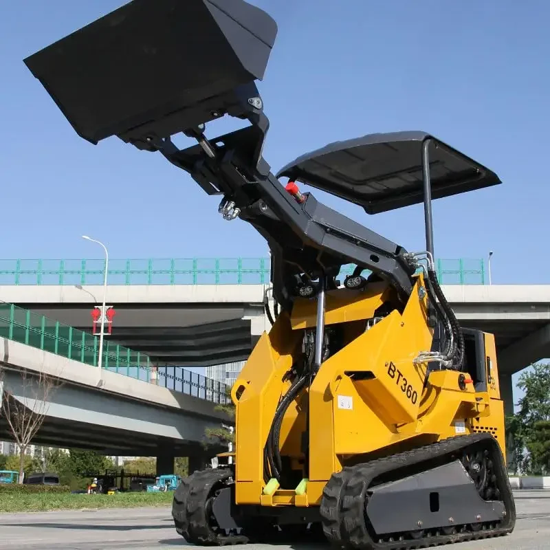 Ride-on Mini Skid Steer Loader DK360 Track Riding Loader CE/EPA Compliance Engine Multifunctional Loader