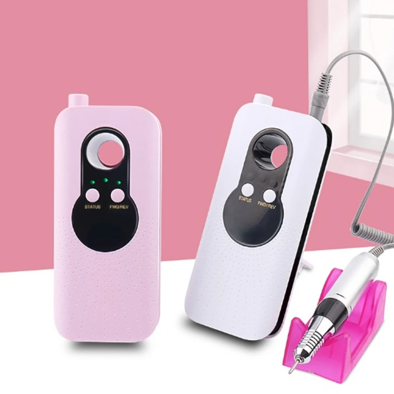 

35000rpm High Speed Adjustable Long Battery Life Nail Polisher Drill Bits Manicure Machine Strong For Nails