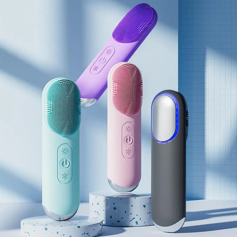 أدوات العناية بالبشرة الكهربائية الوجه الأسود رجل الوجه حمام فرشاة المطهر للجسم بالموجات فوق الصوتية تنظيف الوجه فرش لخبير التجميل #2