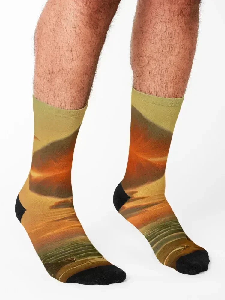 Dali Art, Salvador Dali Paints, Surrealism Art Socks christmas stocking warm winter happy floor Men Socks Luxury Brand Women's