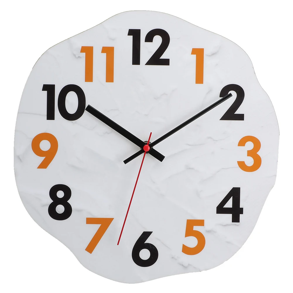 

For Home Decor Living Room Clock Silent Clock Home Ambiance 12 In Decorative Clock Functional Decor MDF Material