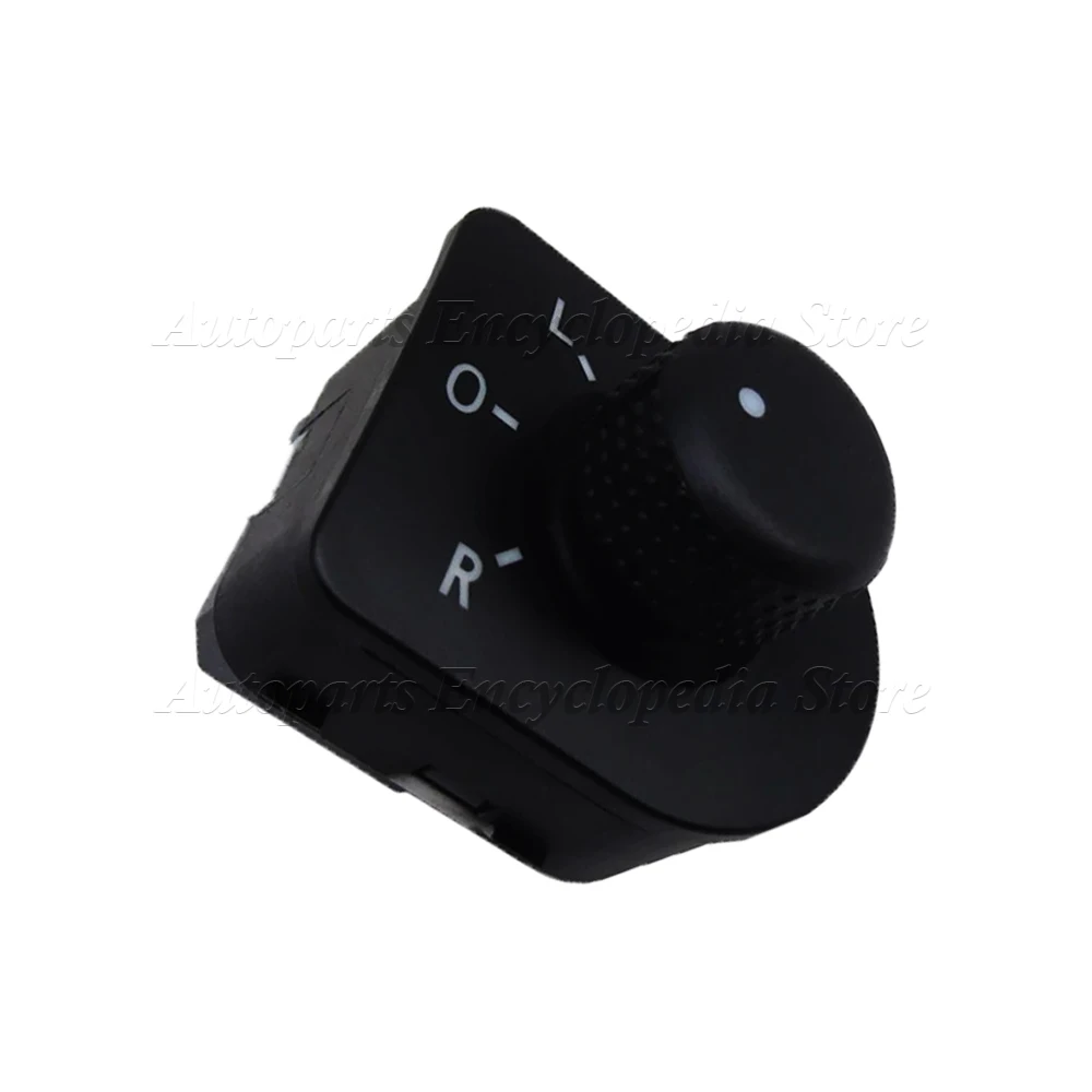 Car Side Mirror Knob Switch Rearview Adjustment Button Control Parts 1J1959565A For VW Beetle Passat B5 Bora Golf 4 Jetta MK4