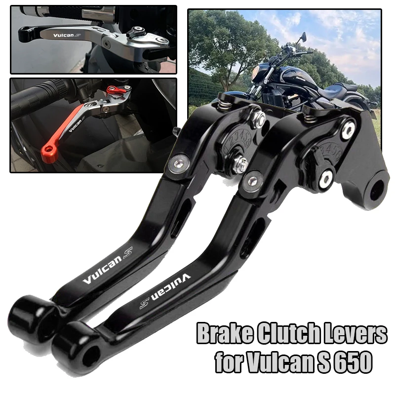 

For Vulcan S 650 2015 2016 2017 2018 2019 2020 2021 2022 2023 Motorcycle Clutch Lever Brake Lever Set Adjustable Handle Levers