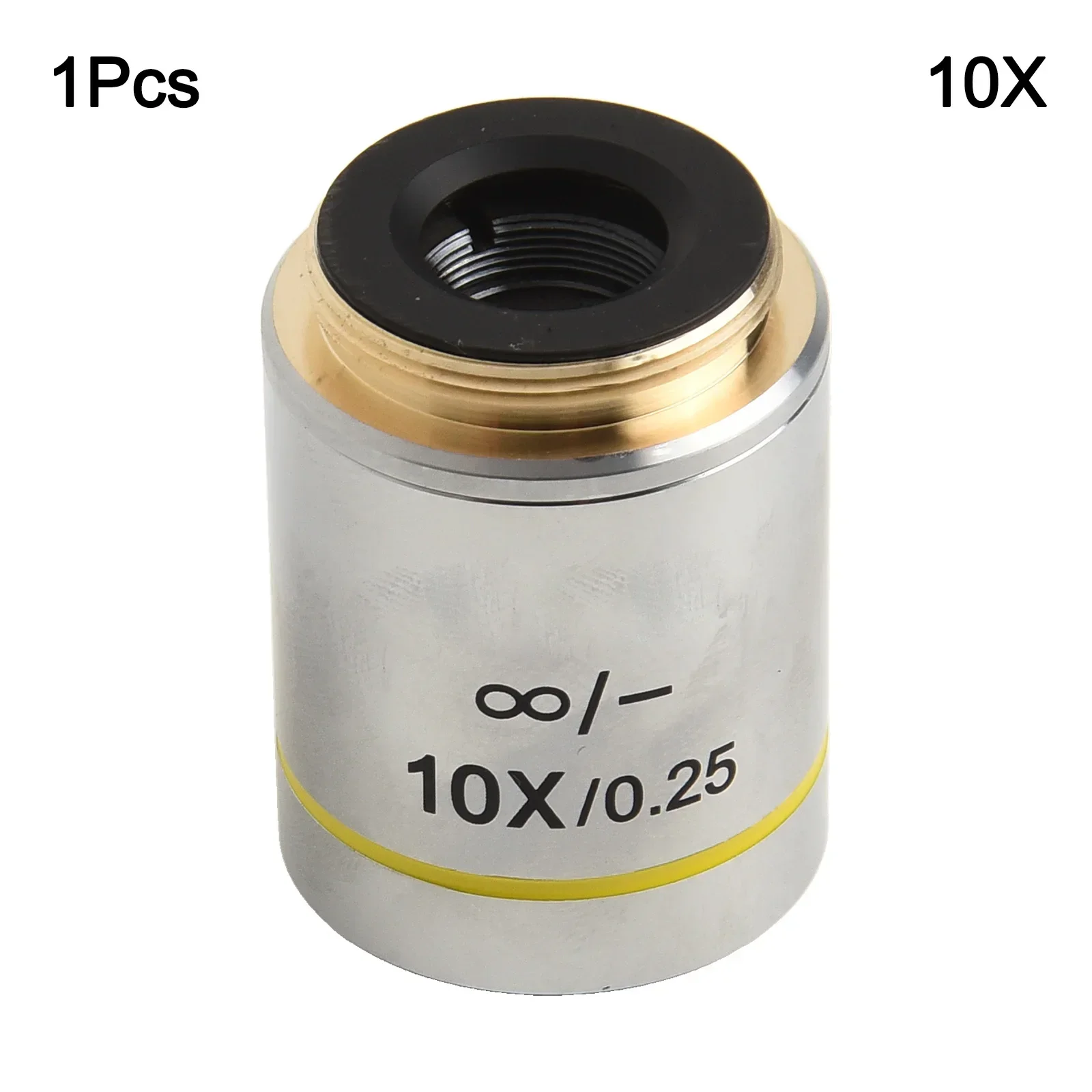 Infinity Objective Achromatic Lens Advanced Microscope Objective Lens with Anti Reflection Coating for Detailed Imaging