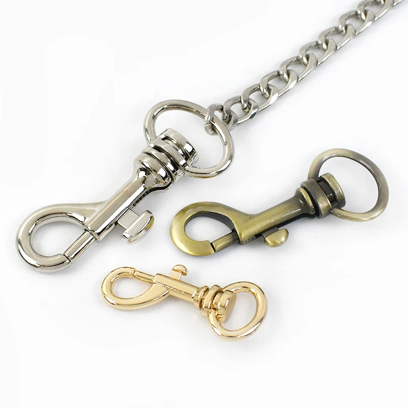 

5Pcs Meetee 13/16/18/20mm Metal Buckles for Handbag Webbing Swivel Lobster Clasp Trigger Clip Snap Hook DIY Keychain Accessories