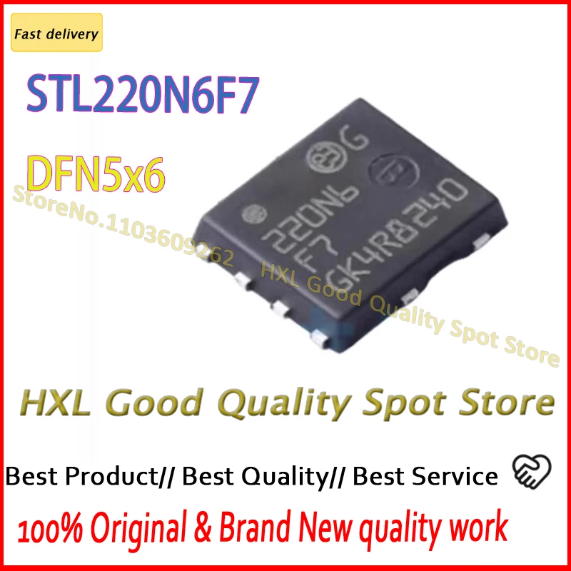 

10PCS STL220N6F7 L220N6F7 220N6F7 220N6 DFN5X6