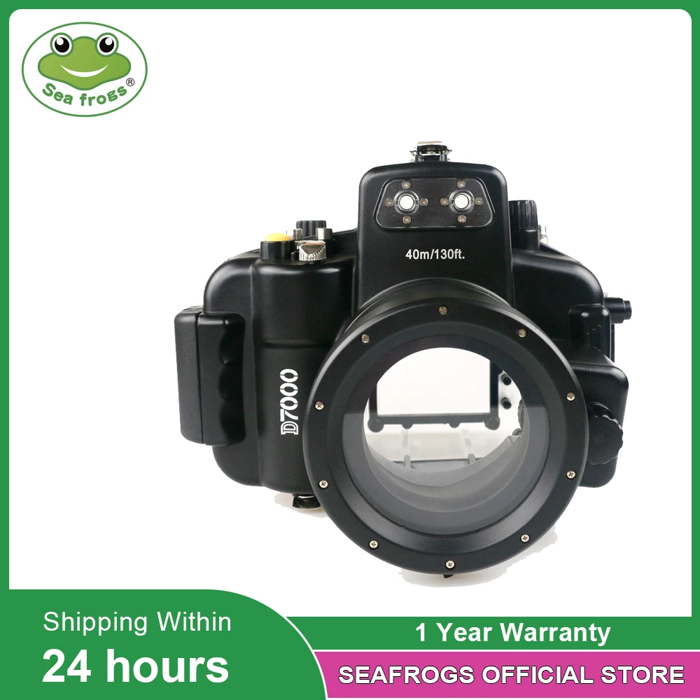 Seafrogs Professional Diving Photography Waterproof Camera Housing Underwater 40m Depth For Nikon D7000 18-55mm Case