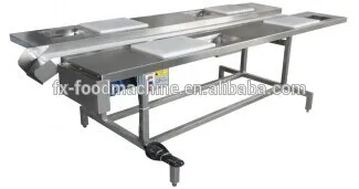 fruit and vegetable high-efficiency six station selection conveyor