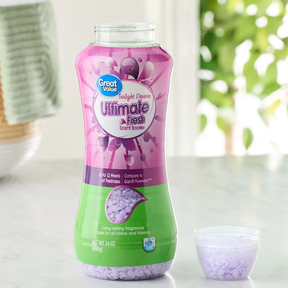 Great Value Ultimate Fresh Scent Booster, Twilight Dreams, 24 oz, Compare to Gain Fireworks