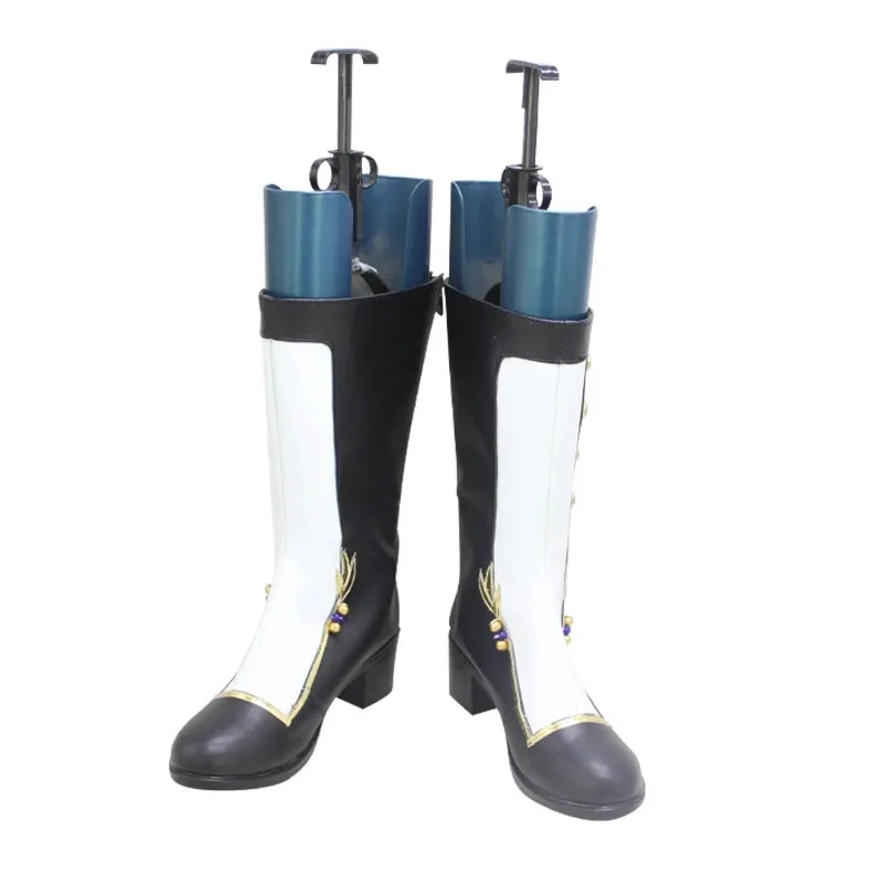 

2025 11 Game Ensemble Stars Shino Hajime PU Leather Shoes Halloween Carnival Boots Cosplay Prop Custom Made
