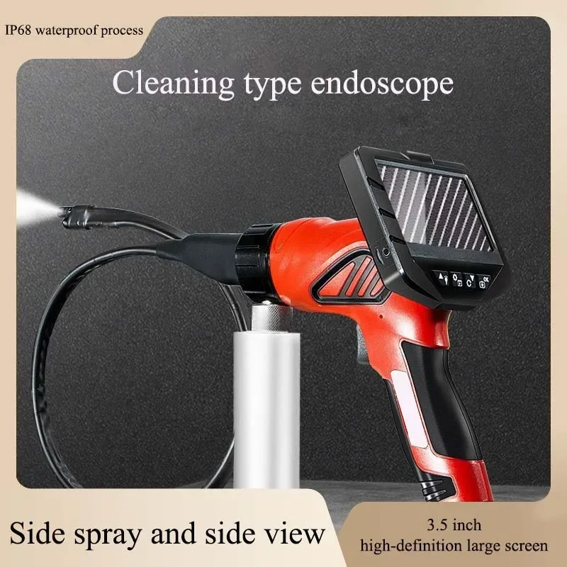 Air Conditioning Cleaning Gun Endoscope  Car Cleaning Gun Visible Cleaning Gun 3.5 Inch High-definition Large Screen