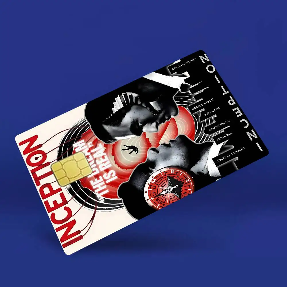 شريط لاصق لفيلم I-Inception الكلاسيكي الكلاسيكي لبطاقة الخصم الائتمانية البنكية ملصق حماية بطاقة الائتمان الشخصية