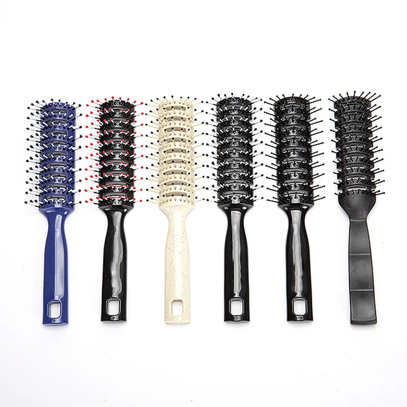 

Grove Hairdress Comb Heat Resistant Woman Wet Hook Curly Hair Brushes Pro Salon Dyeing Styling Tools Coarse Wide Spikes Tooth