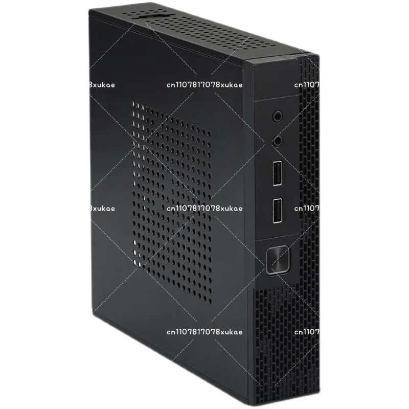TX02 Mini Small Chassis Thin Itx Chassis Silent Industrial Control Handheld Computer Mini Half Height, Back Hanging