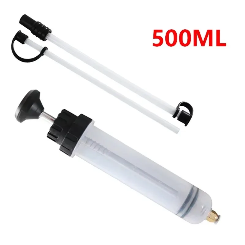 1PCS Automotive Fluid Extractors Pumps Oil Change Syringes With Hose Manual Fuels Suction Filler Fluid Oil Change Evacuator