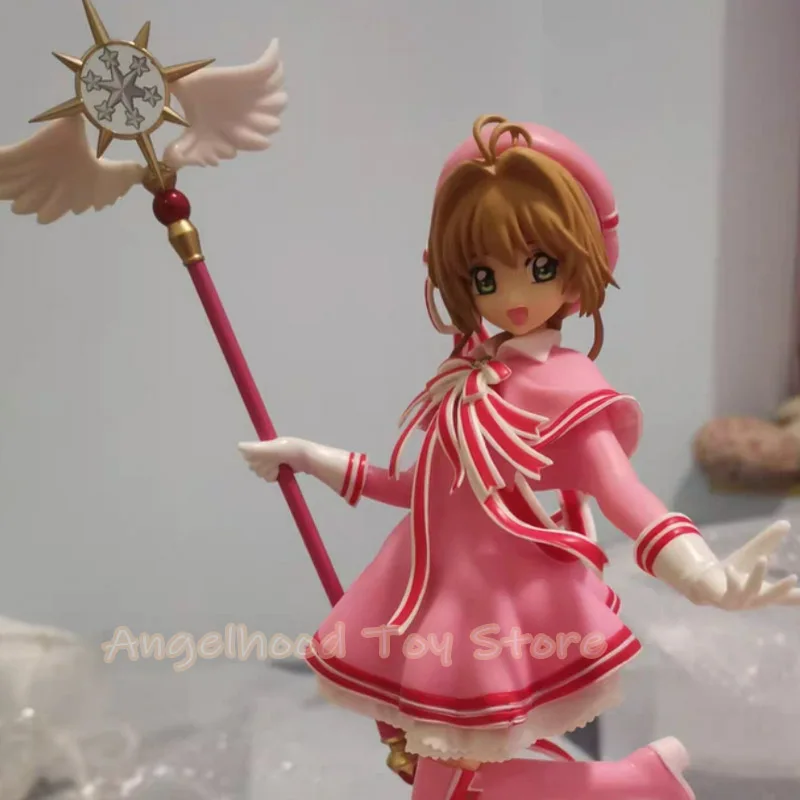 Original Sega  Action Figure Cardcaptor Sakura Kinomoto Sakura Kawaii 22cm Pvc Anime Figure Collection Model Room Decor Gift