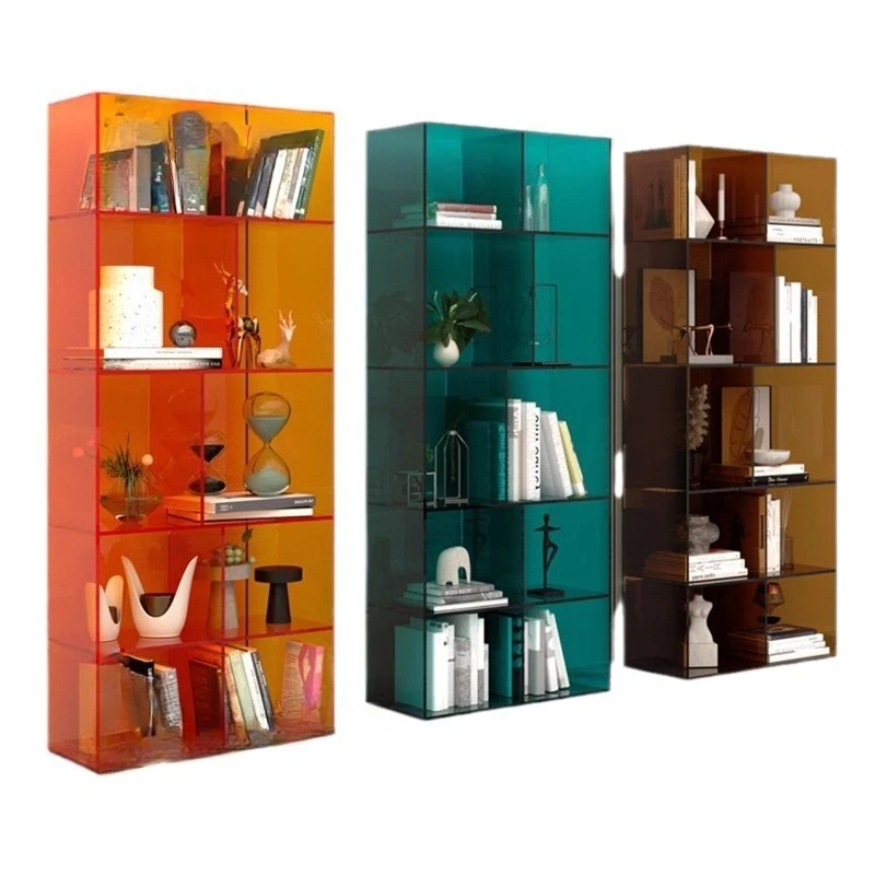 

Acrylic display cabinet household transparent gradual change color acrylic figure tide play