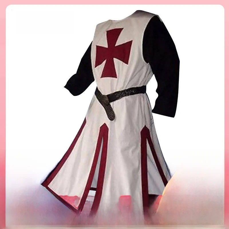 

Костюм на Хэллоуин: Средневековый жилет, лоскутный топ, аниме-костюм рыцаря-тамплиера, женский этнический сценический костюм от xiao