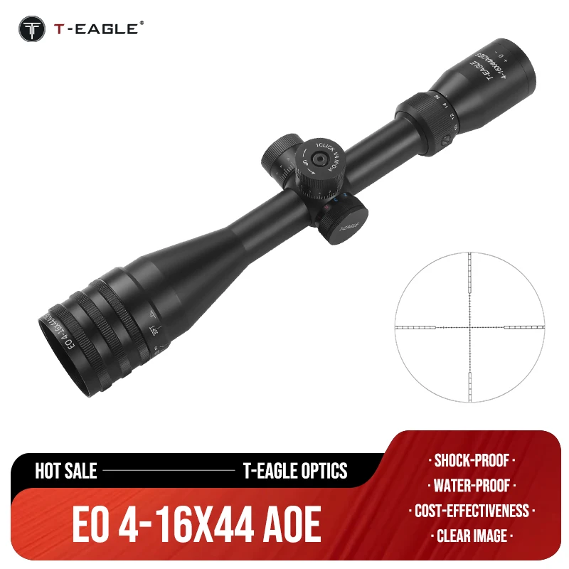 T-EAGLE EO 4-16x44AOEG Tactical RifleScopes Sniper Air Gun Sight for Hunting Airsoft Optical Telescopic Spotting PCP Riflescopes