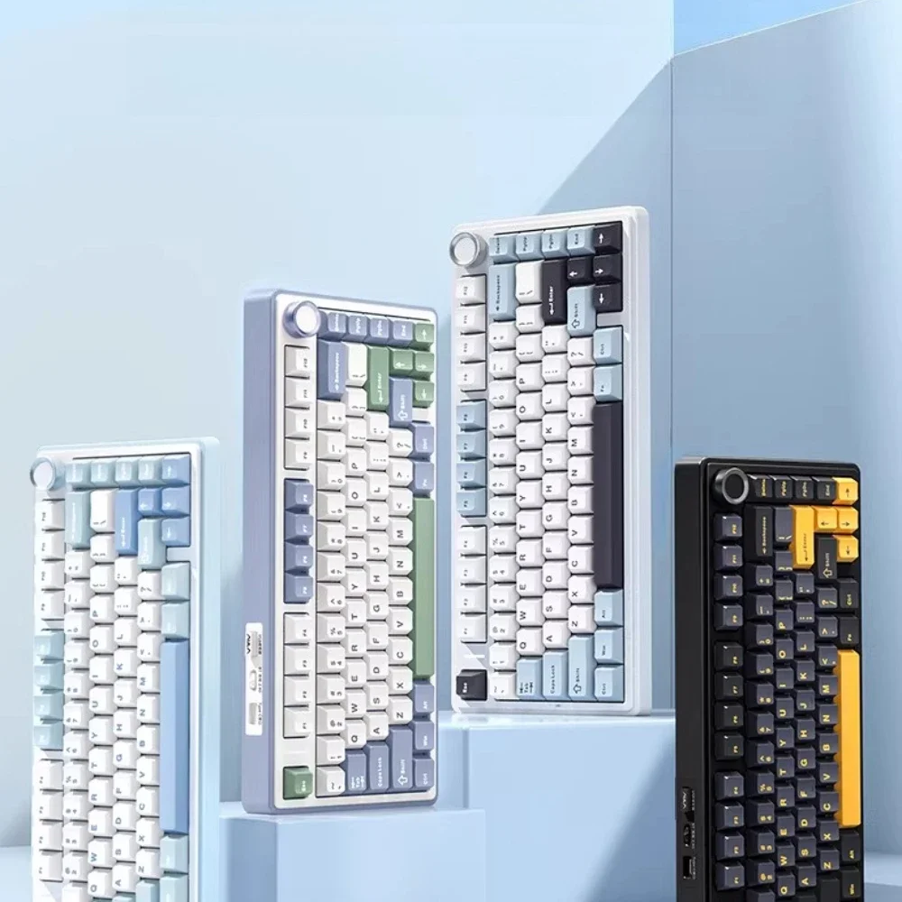 Key Board PC Computer F75 Wireless Bluetooth Gaming Mechanical Keyboard for Esports Office