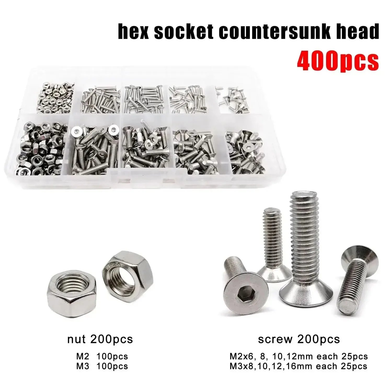 Vkkm 400Pcs Hexagon…