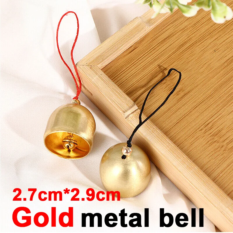 Pure Copper Metal Bell Wind Chime Pendant Anti-Theft Door Bell Home Decorat Christmas Event Party Decoration Small Wind Chime