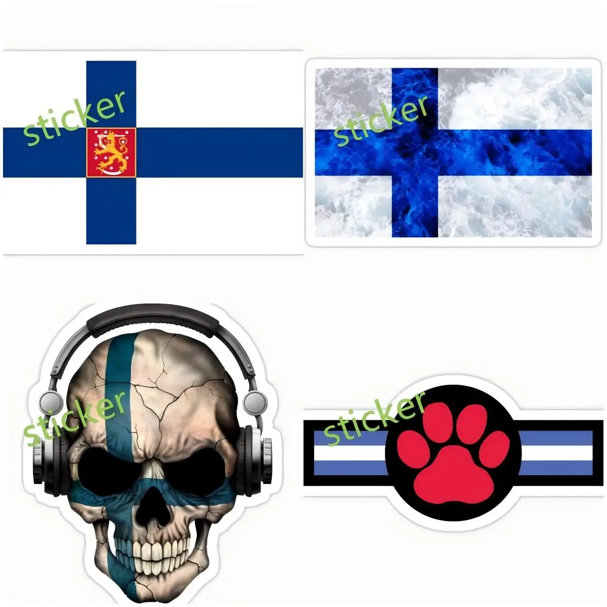 

Finland Decal Car Stickers Camping Cup Thermal Jdm Tv Cart Gadgets Vehicles Trunk Box Robot Tool Kit Automotive Accesories